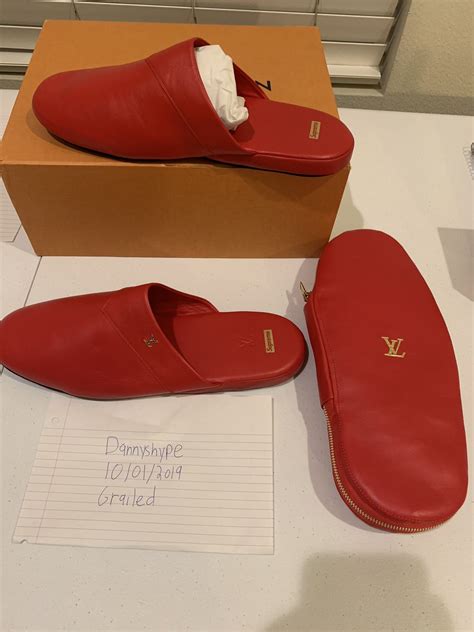 louis vuitton supreme slippers price